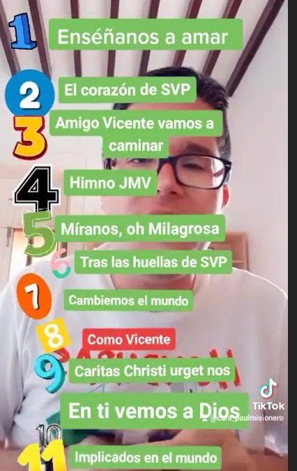 Tag de canciones vicentinas.