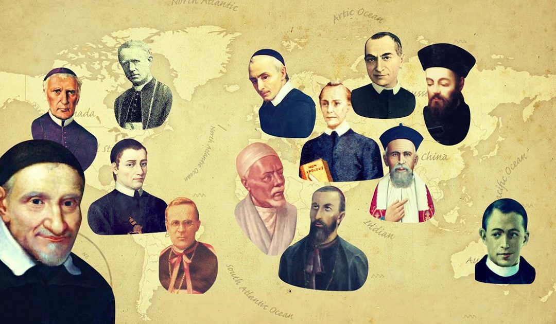 Tabla de los santos de la Congregación de la Misión