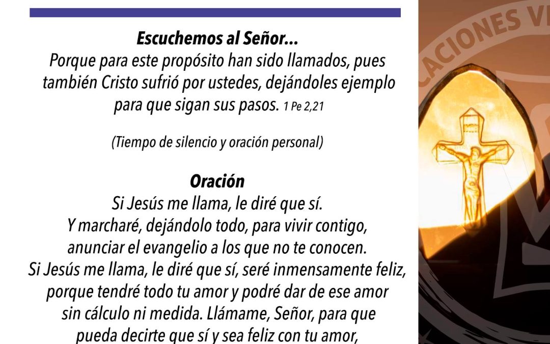 Esta cuaresma 2024. Rezamos por las vocaciones