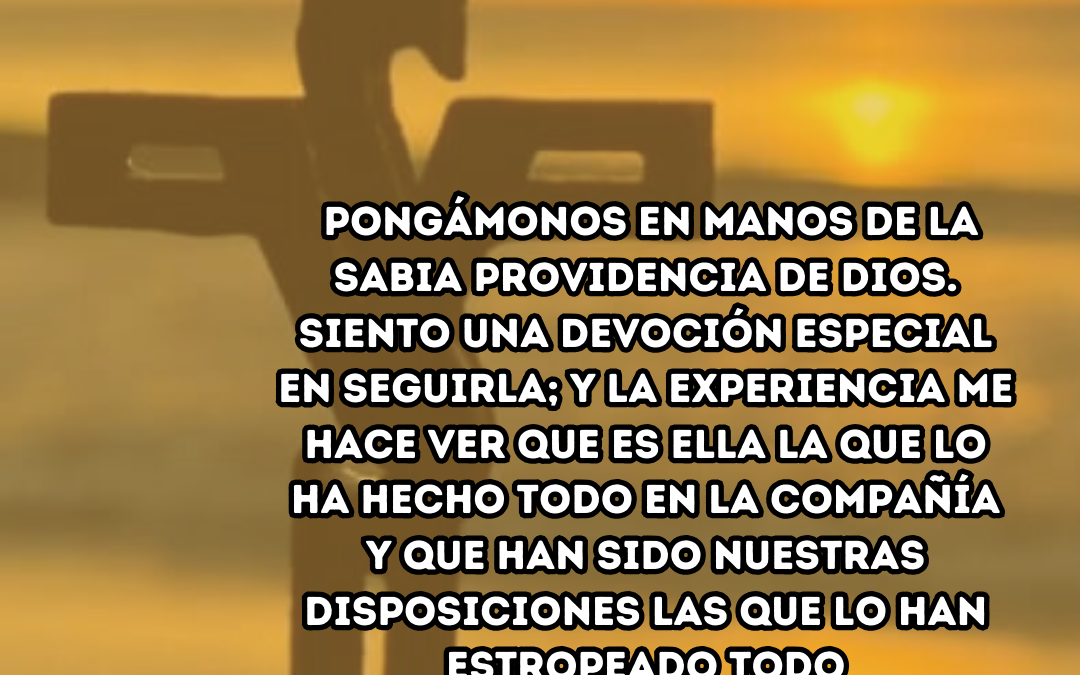 Dispuestos a la Providencia