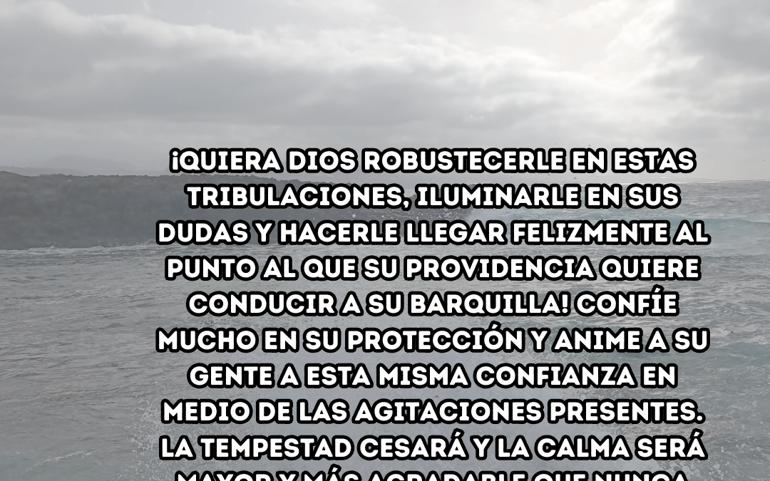 En medio de las tribulaciones