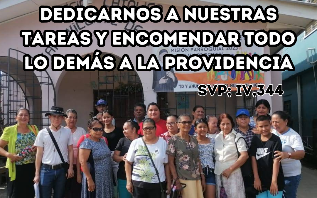 Encomendando nuestro trabajo a la Providencia