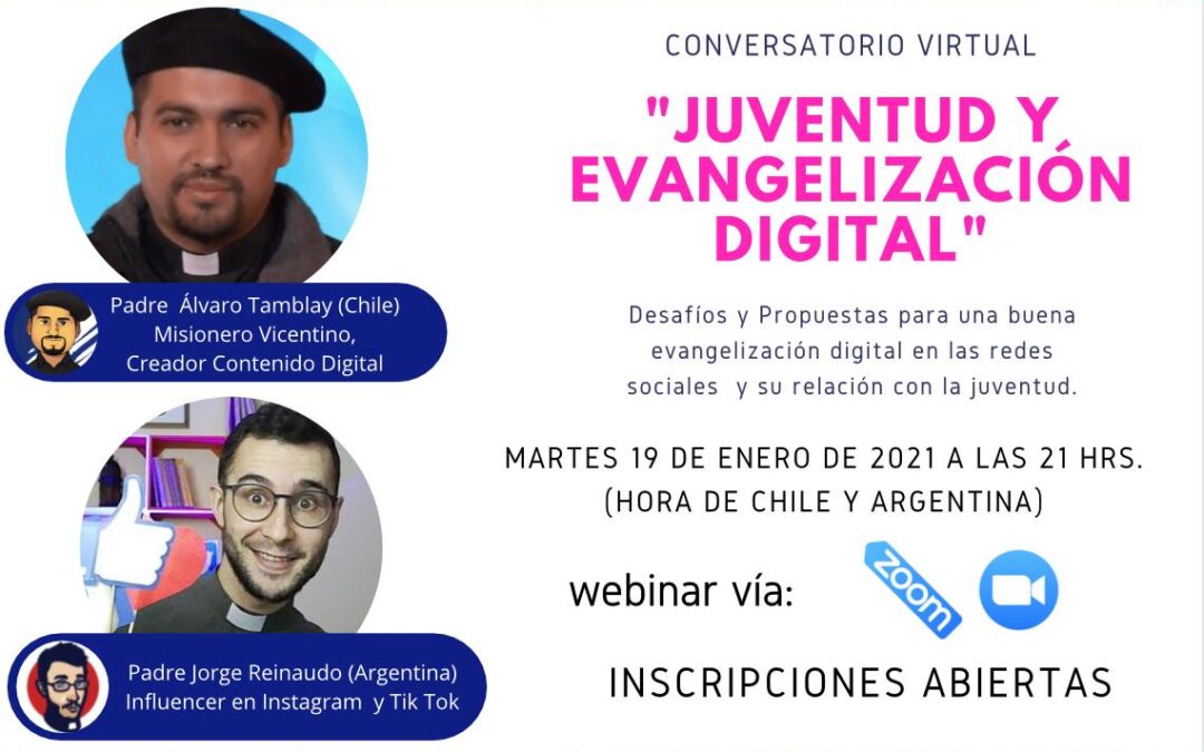 Encuentro virtual: «Juventud y evangelización digital»